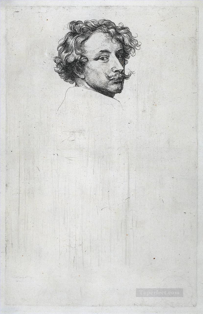 Autorretrato 1630 pintor de la corte barroca Anthony van Dyck Pintura al óleo